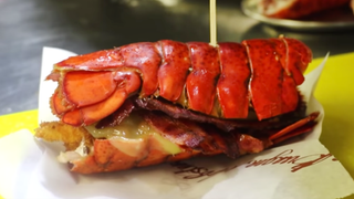 KFC-inspired Double Drown turns lobster tail “buns” into a Patton Oswalt bit